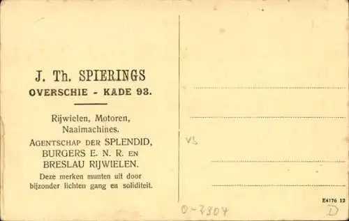 Ak Rosswein Roßwein in Sachsen, Blick von der Gersdorfer Straße, J. Th. Spierings Overschie Kade 93