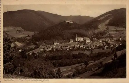 Ak Leutenberg in Thüringen, Panorama, Blick vom Kaiserplatz