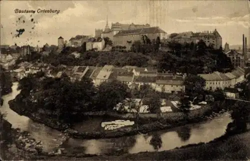 Ak Bautzen in der Oberlausitz, Panorama, Ortenburg