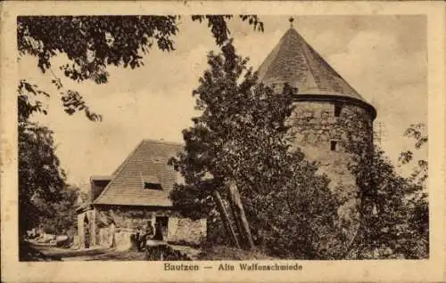 Ak Bautzen in der Lausitz, alte Waffenschmiede