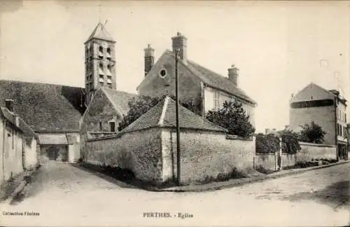 Ak Perthes Seine et Marne, Kirche