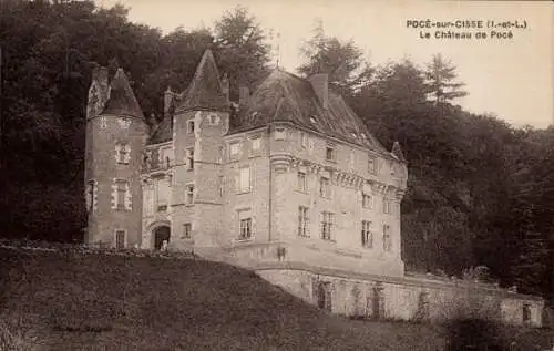 Ak Pocé Indre et Loire, Chateau de Poce