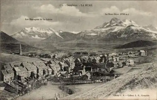 Ak La Mure Isère, Panorama, Les Montagnes de la Salette, Le Mont Obiou