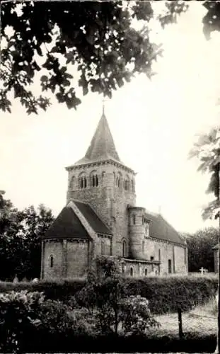 Ak Virville Seine Maritime, Kirche