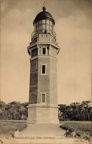 Ak Varengeville sur Mer Seine Maritime, Phare d'Ailly, Leuchtturm