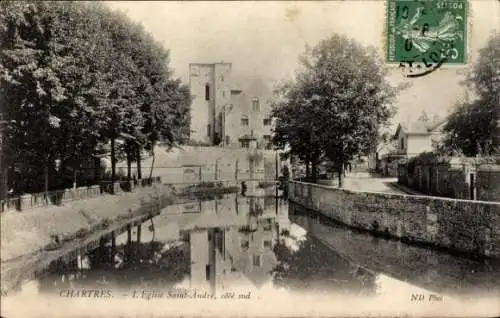 Ak Chartres Eure et Loir, Kirche St Andre