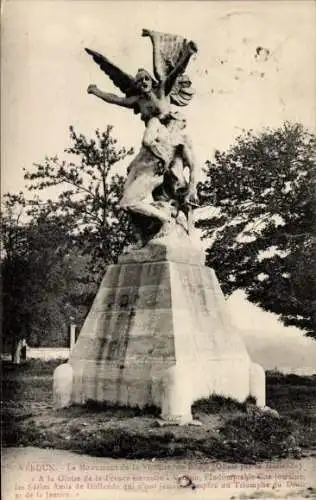 Ak Verdun Meuse, Le Monument de la Victoire de Rodin