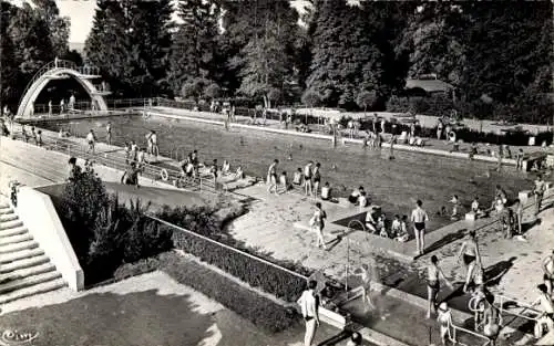 Ak Vittel Lothringen Vosges, Freibad