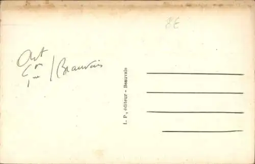 Ak Beauvais Oise, Rathaus