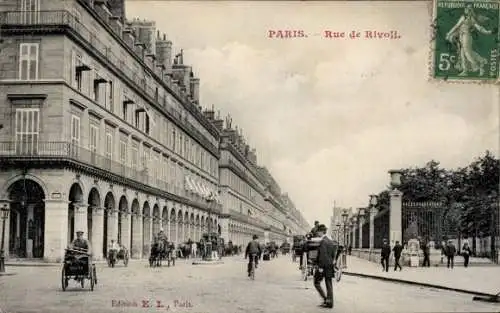 Ak Paris, Rue de Rivoli