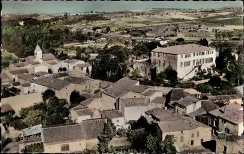 Ak Couffoulens Aude, vue generale