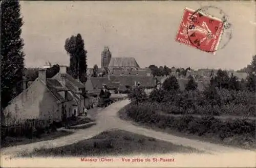 Ak Massay Cher, Vue prise de Saint Paxent