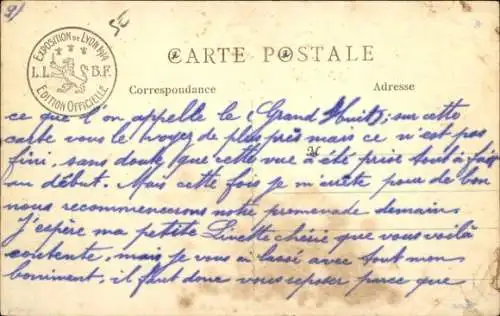 Ak Lyon Rhône, Kolonialausstellung 1914, Attraktionen