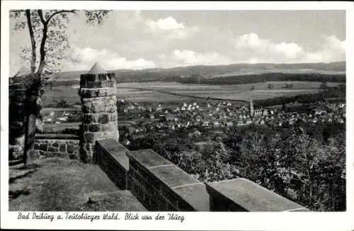 Ak Bad Driburg, Blick von der Iburg