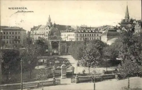 Ak Wiesbaden in Hessen, Kochbrunnen