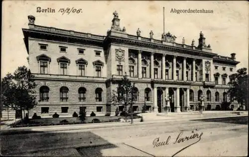 Ak Berlin Mitte, Abgeordnetenhaus