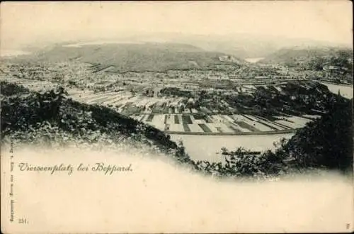 Ak Boppard am Rhein, Vierseenplatz