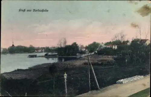 Ak Bordesholm in Holstein, Teilansicht, Ufer