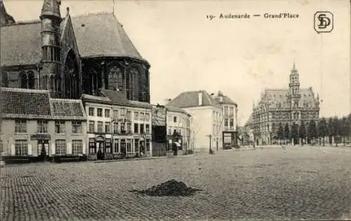 Ak Oudenaarde Ostflandern, Der Große Platz