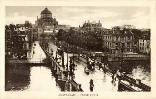 Ak Amsterdam Nordholland Niederlande, Hooge Sluis