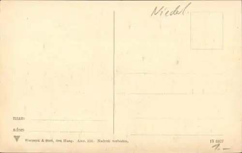 Ak Amsterdam Nordholland Niederlande, Montelbaanstoren