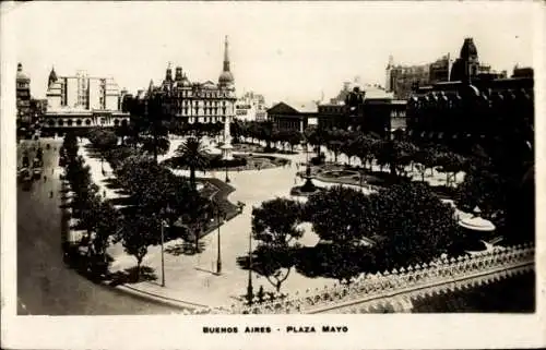 Ak Buenos Aires Argentinien, Plaza Mayo