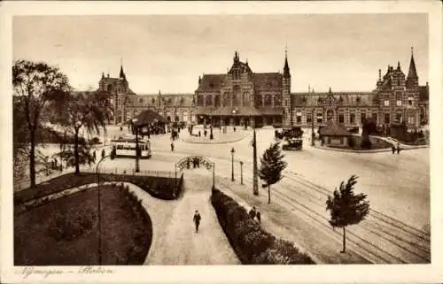 Ak Nijmegen-Gelderland, Bahnhof