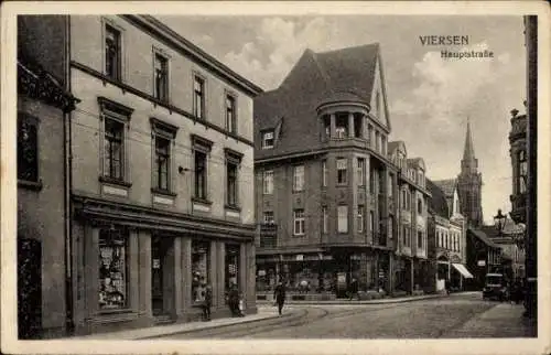 Ak Viersen in Nordrhein Westfalen, Hauptstraße, Geschäfte