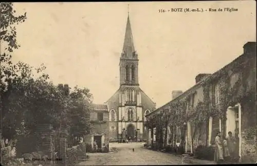 Ak Botz Maine-et-Loire, Rue de l´Église