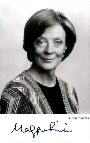 Foto Schauspielerin Maggie Smith, Porträt, John Timbers