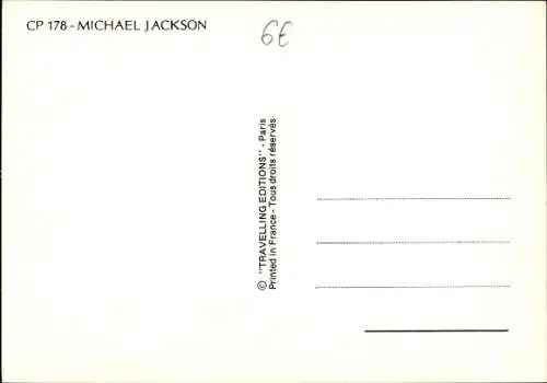 Ak Sänger Michael Jackson, Portrait