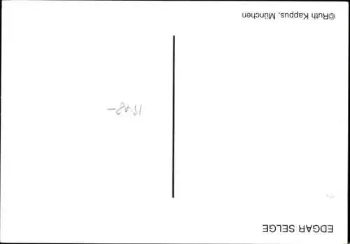 Ak Schauspieler Edgar Selge, Portrait, Autogramm