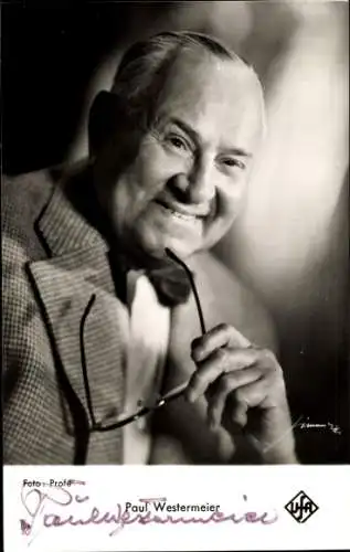 Ak Schauspieler Paul Westermeier, Portrait, Autogramm