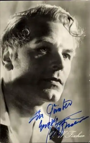 Ak Schauspieler O. W. Fischer, Portrait, Mein Vater der Schauspieler, Autogramm