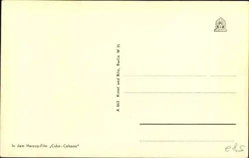 Ak Schauspieler O. W. Fischer, Portrait, Cuba Cabana, Autogramm