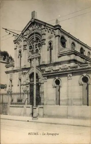 Judaika Ak Reims Marne, Synagoge