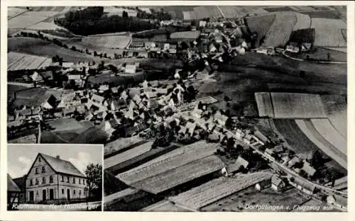 Ak Dorfgütingen Feuchtwangen in Mittelfranken, Kaufhaus Karl Hornberger