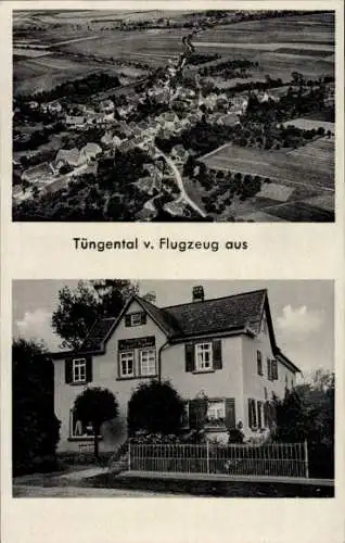 Ak Tüngental Schwäbisch Hall in Württemberg, Fliegeraufnahme, Handlung A. Egner