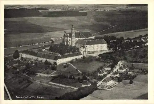 Ak Neresheim in Württemberg, Fliegeraufnahme