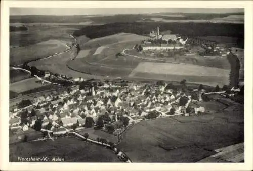 Ak Neresheim in Württemberg, Fliegeraufnahme