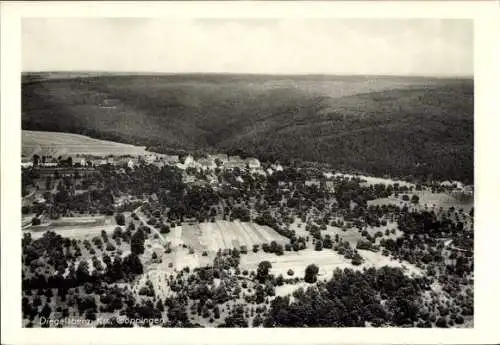 Ak Diegelsberg Uhingen an der Fils, Fliegeraufnahme