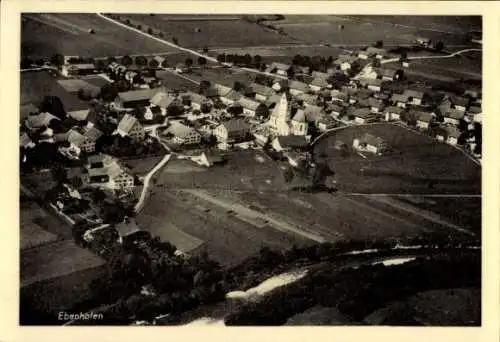 Ak Ebenhofen Biessenhofen im Ostallgäu, Fliegeraufnahme