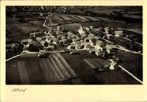 Ak Altdorf Biessenhofen im Ostallgäu, Fliegeraufnahme