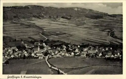 Ak Gerolfingen in Mittelfranken Bayern, Fliegeraufnahme