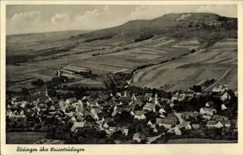 Ak Schmalzmühle Röckingen in Mittelfranken, Fliegeraufnahme