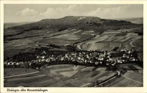 Ak Schmalzmühle Röckingen in Mittelfranken, Fliegeraufnahme