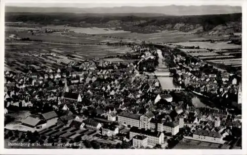 Ak Rottenburg am Neckar, Fliegeraufnahme