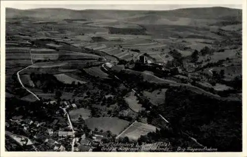 Ak Thallichtenberg in der Pfalz, Burg Lichtenberg, Fliegeraufnahme