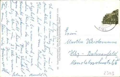 Ak Gettorf in Schleswig-Holstein, Kirche, Windmühle, Kriegerehrenmal