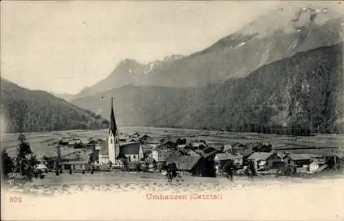 Ak Umhausen in Tirol, Panorama, Ötztal